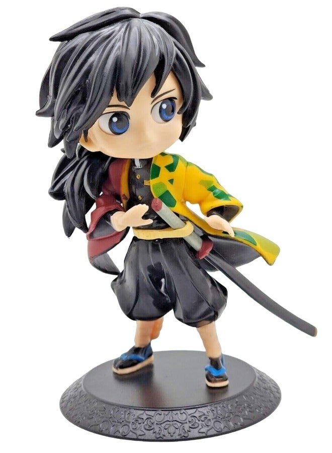 FowWelt مجسم شخصية غيو توميوكا من أنمي قاتل الشياطين (كيميتسو نو يايبا) بحجم 6 بوصات | مجسمات ألعاب خفيفة الوزن وجذابة ومتينة لتزيين المنزل والمكتب وطاولة الدراسة - غيو توميوكا - Image 1